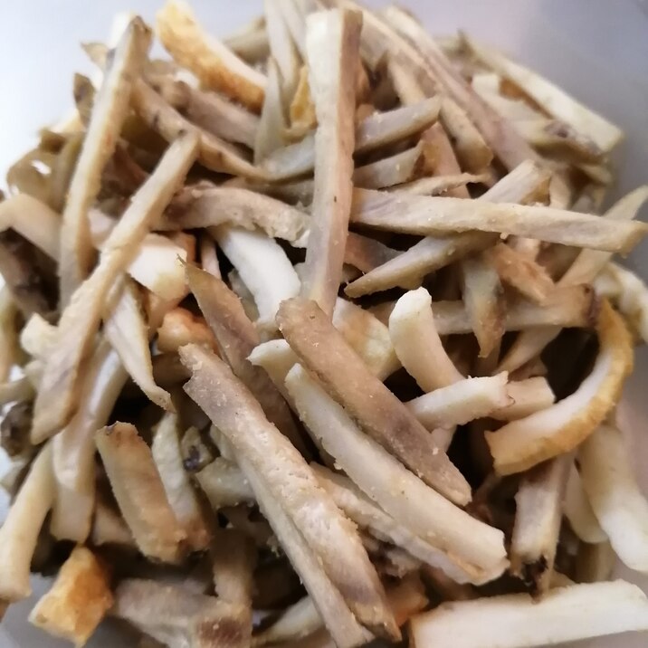 ゴボウと竹輪の味噌きんぴら